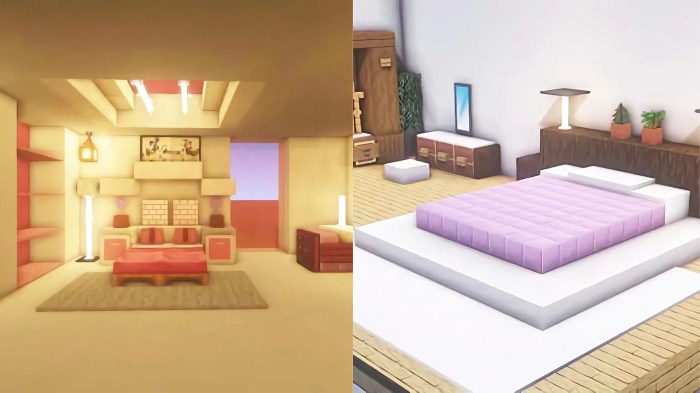 Minecraft bedroom design ideas