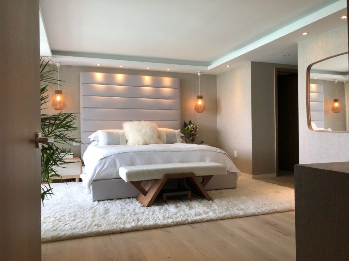 Elegant modern luxury bedroom design